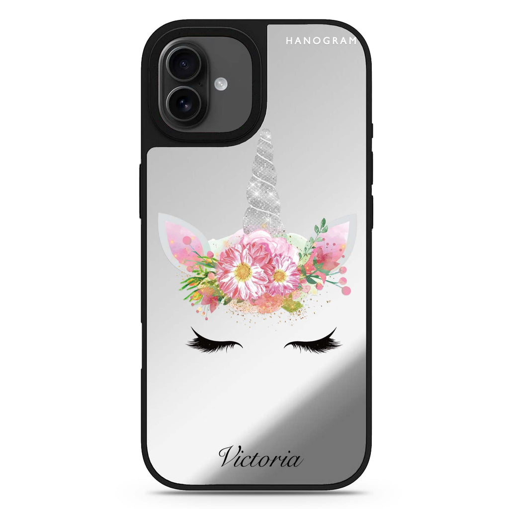Unicorn's Brow iPhone 17 可愛動物鏡面手機殼 主圖設計