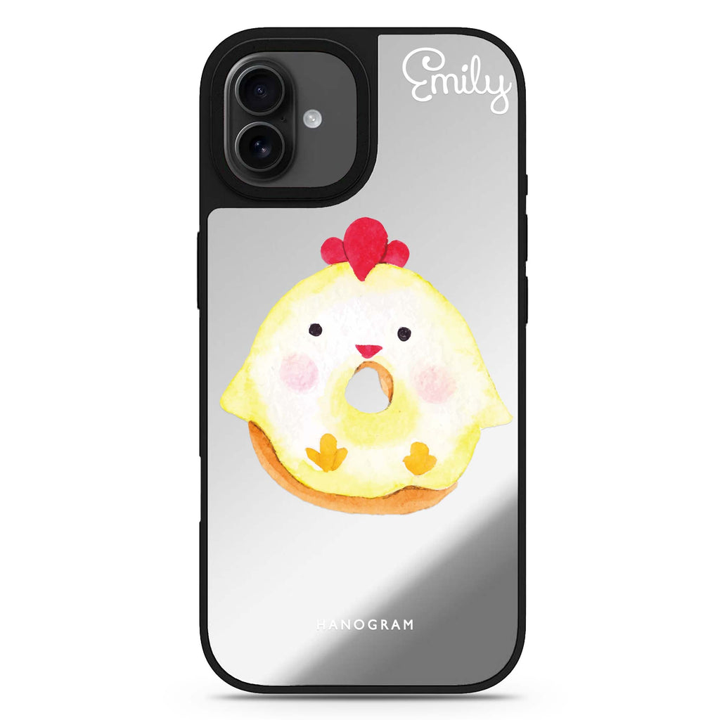Sweet donut chick iPhone 17 時尚鏡面手機殼 主圖設計