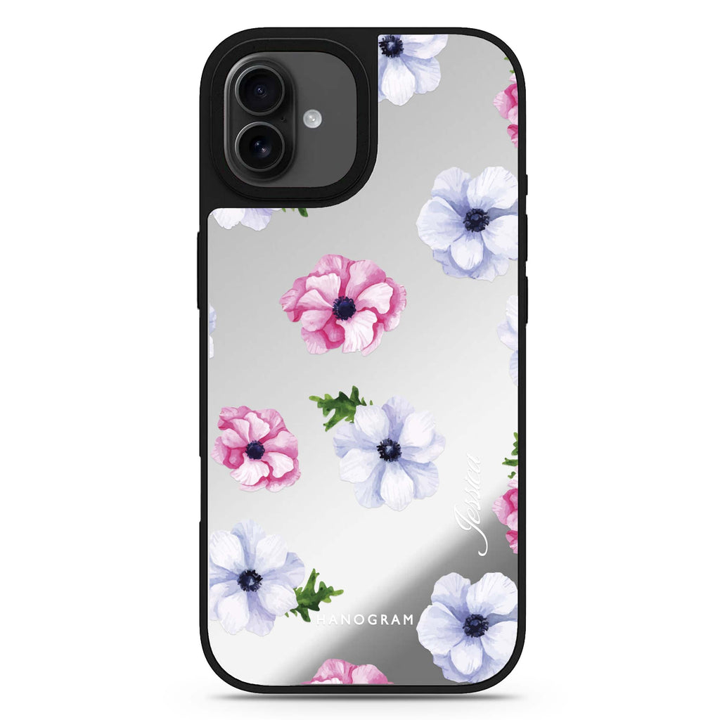 Ideal floral iPhone 17 花卉鏡面手機殼 主圖設計