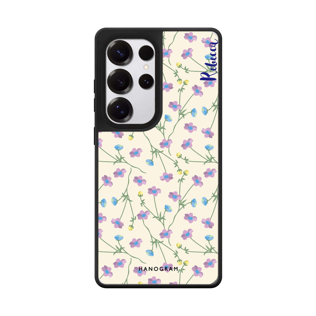 Girly floral 鏡面手機殼