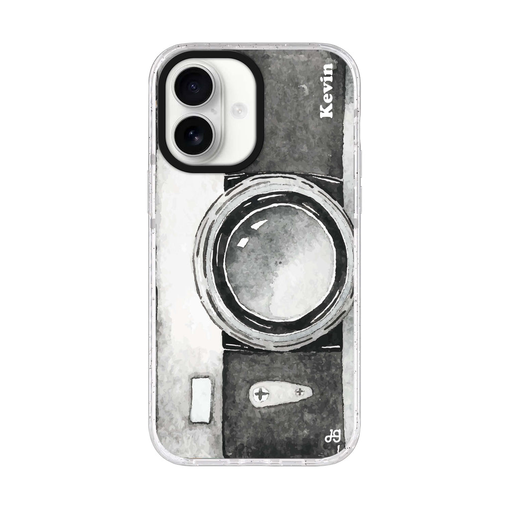 Fashion Camera iPhone 17 水晶透明保護殼正面展示