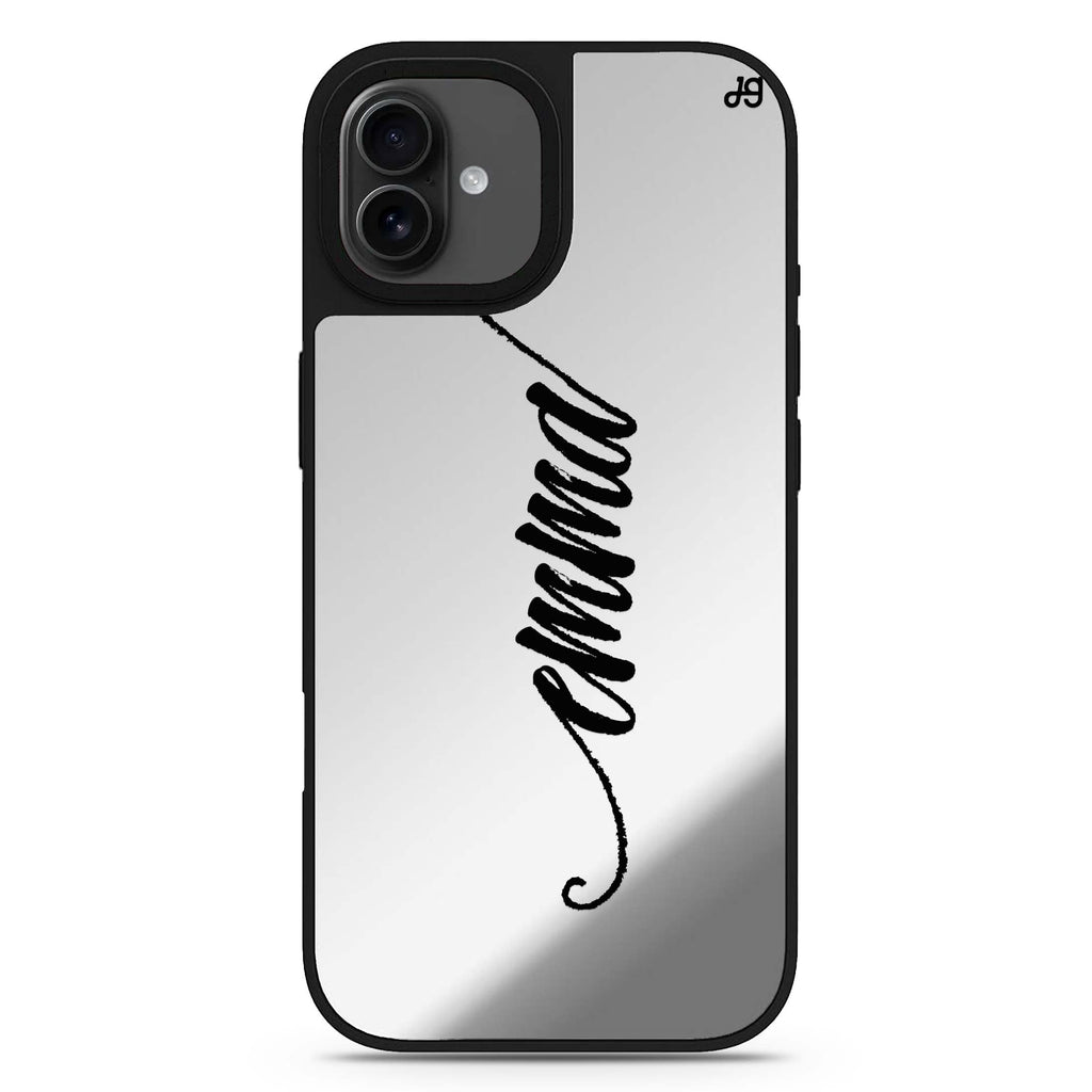 Vintage Writing iPhone 17 鏡面手機殼 主圖設計