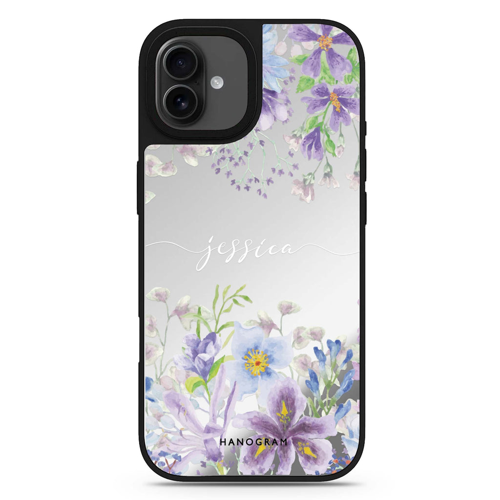 Flowers Bloom iPhone 17 花卉鏡面手機殼 主圖設計