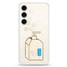 Flower Soap Samsung Galaxy S26/S25/S24 水晶透明保護殼正面展示
