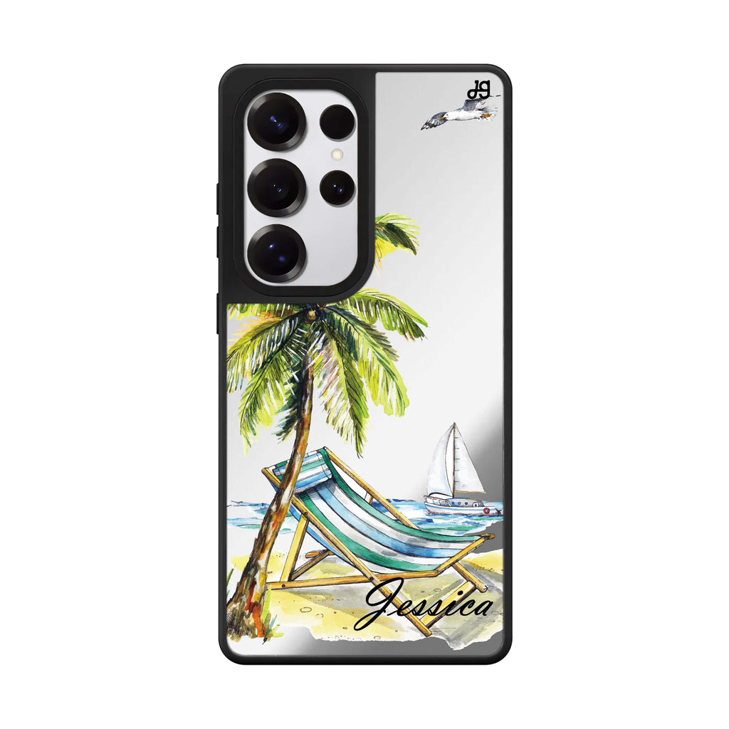 Summer on the beach 鏡面手機殼