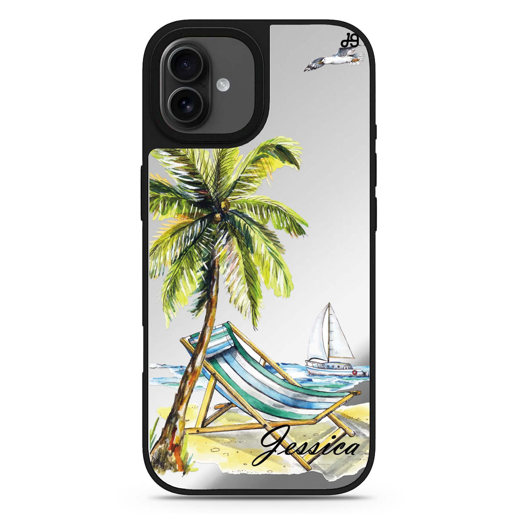 Summer on the beach iPhone 17 夏日海灘鏡面手機殼 主圖設計