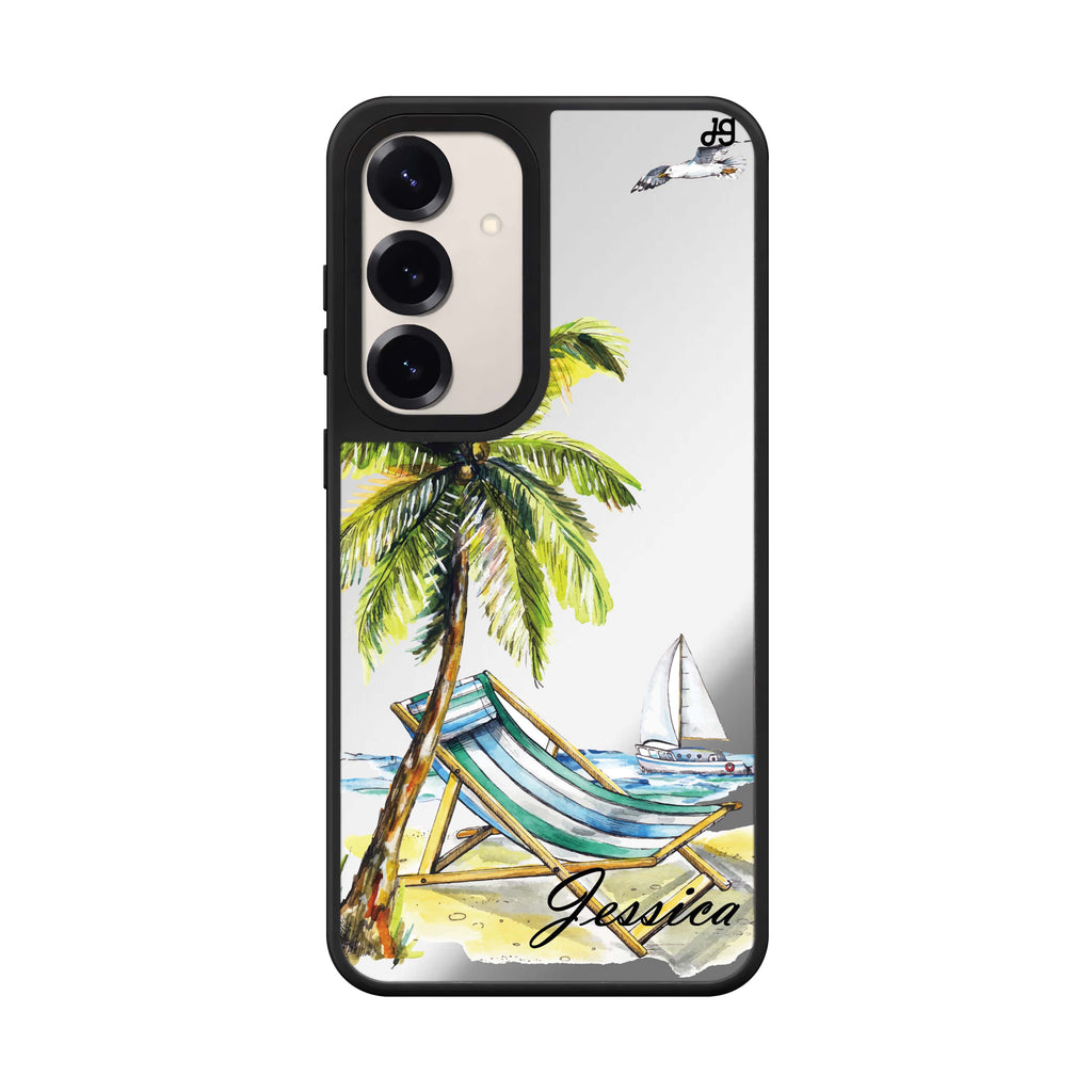 Summer on the beach 鏡面手機殼