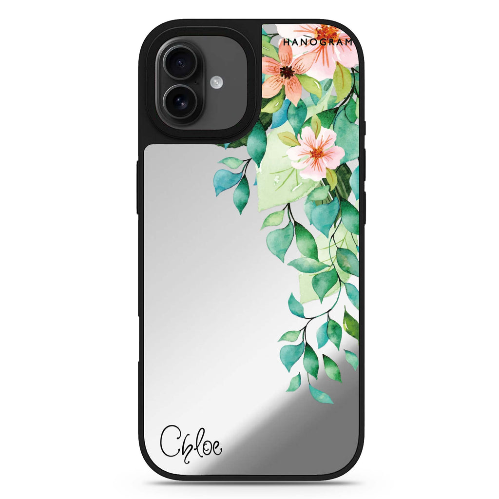 Secret Flower iPhone 17 花卉鏡面手機殼 主圖設計