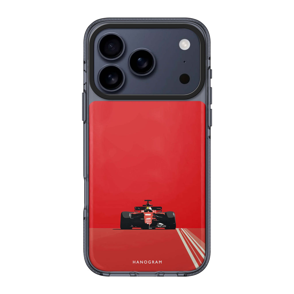 Red Racer iPhone 17 Pro Max MagSafe 水晶透明保護殼 插畫圖案設計 圖1