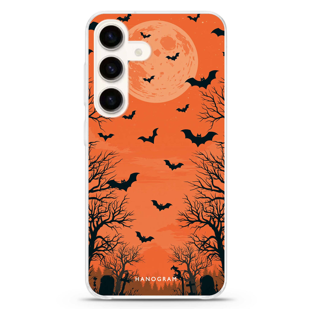 Amber Moon Cemetery Samsung Galaxy 水晶透明保護殼