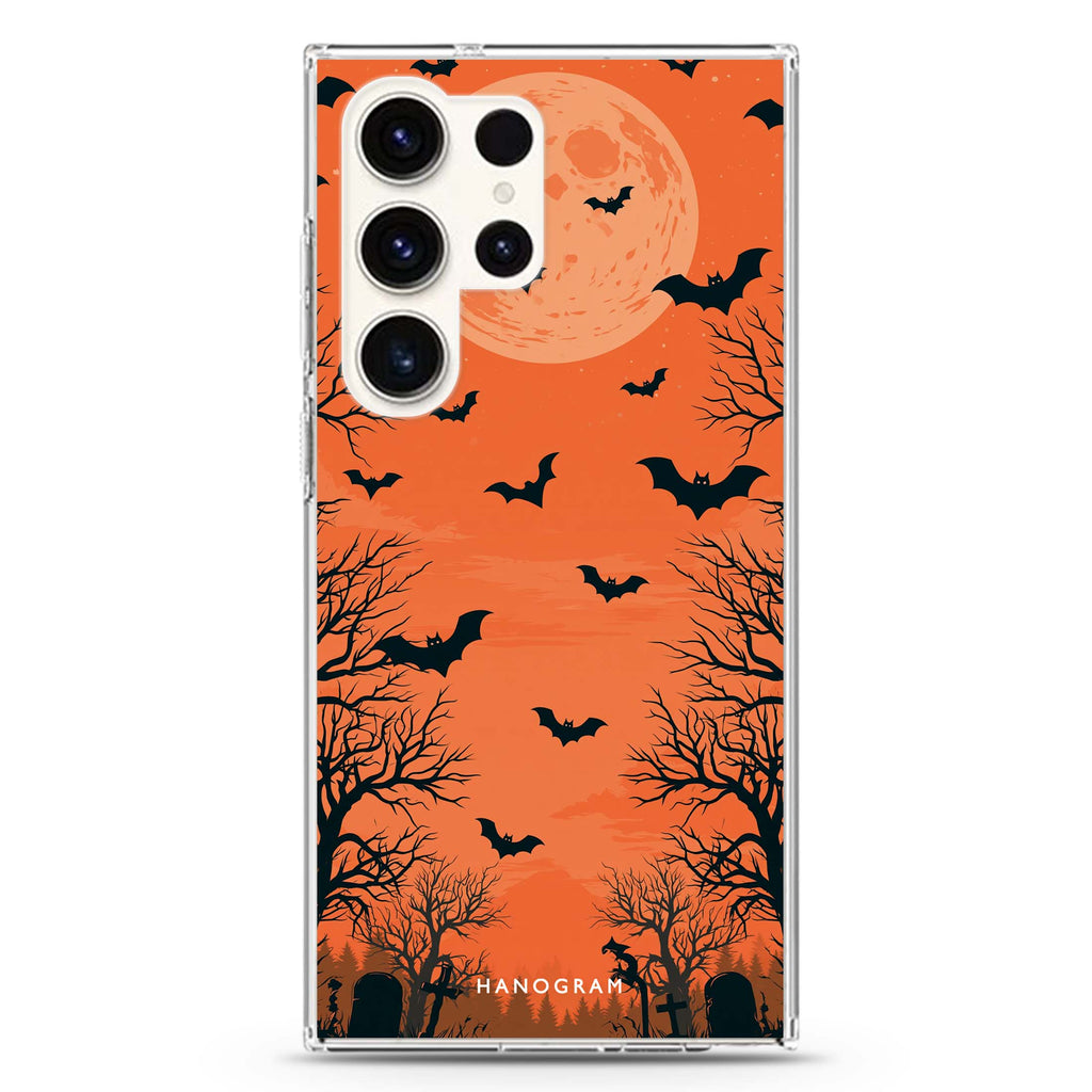 Amber Moon Cemetery Samsung Galaxy 水晶透明保護殼