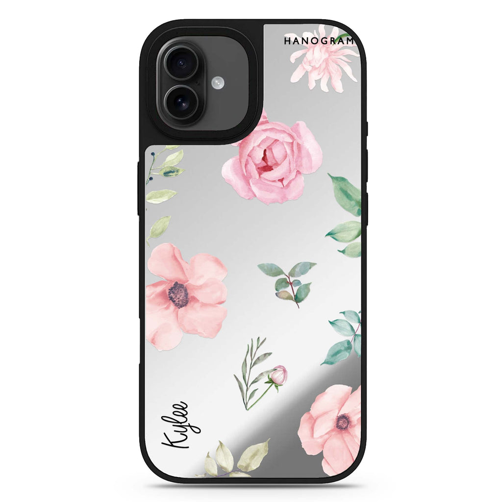 Rose Flower iPhone 17 花卉鏡面手機殼 主圖設計