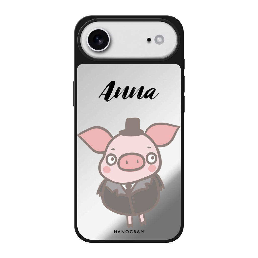 Funny Piggy 鏡面手機殼