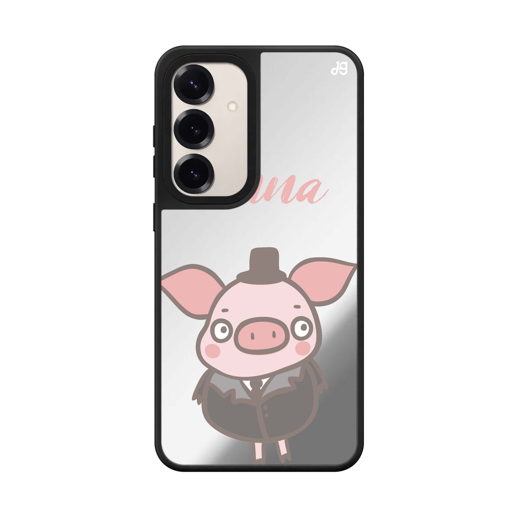 Funny Piggy 鏡面手機殼