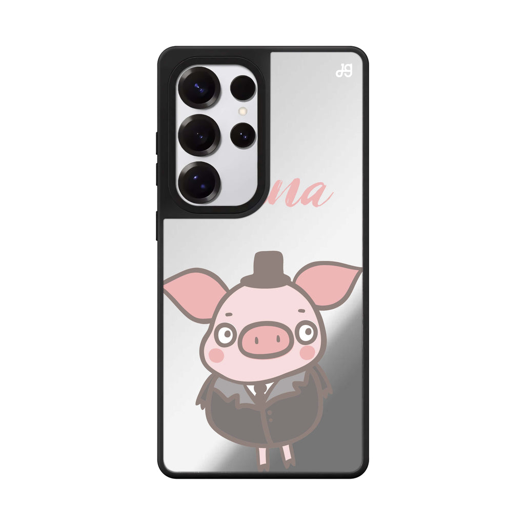 Funny Piggy 鏡面手機殼