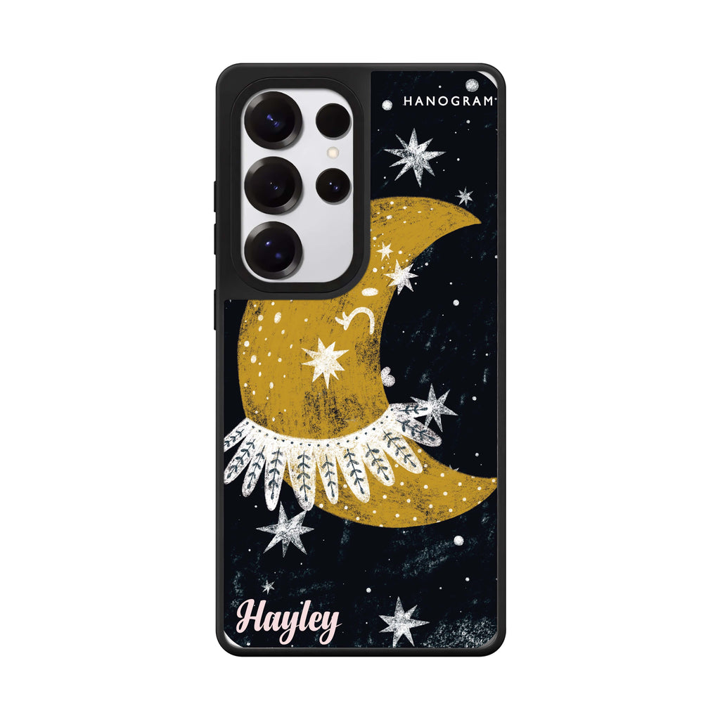 Cute Half Moon 鏡面手機殼