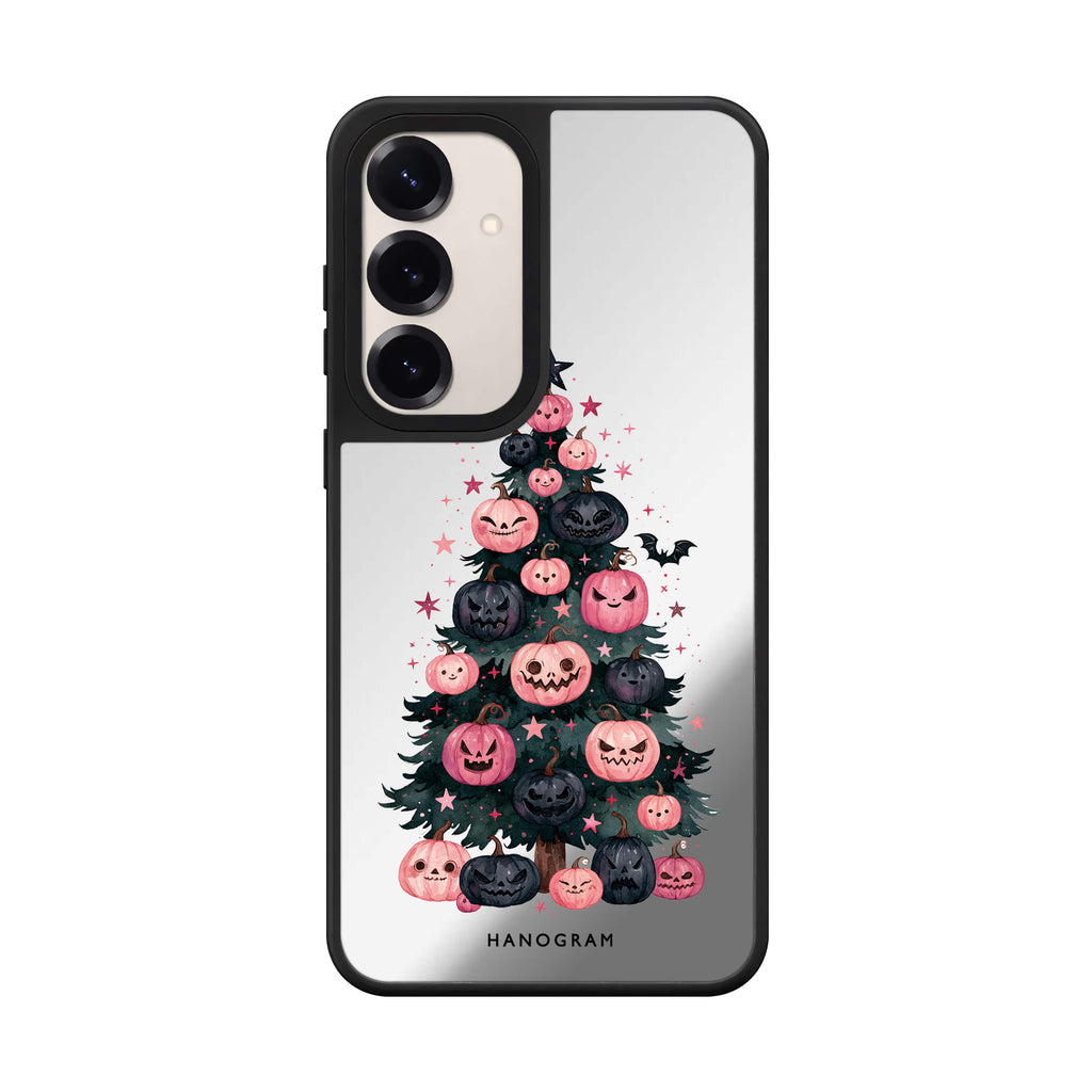 Pink Pumpkin Evergreen 鏡面手機殼