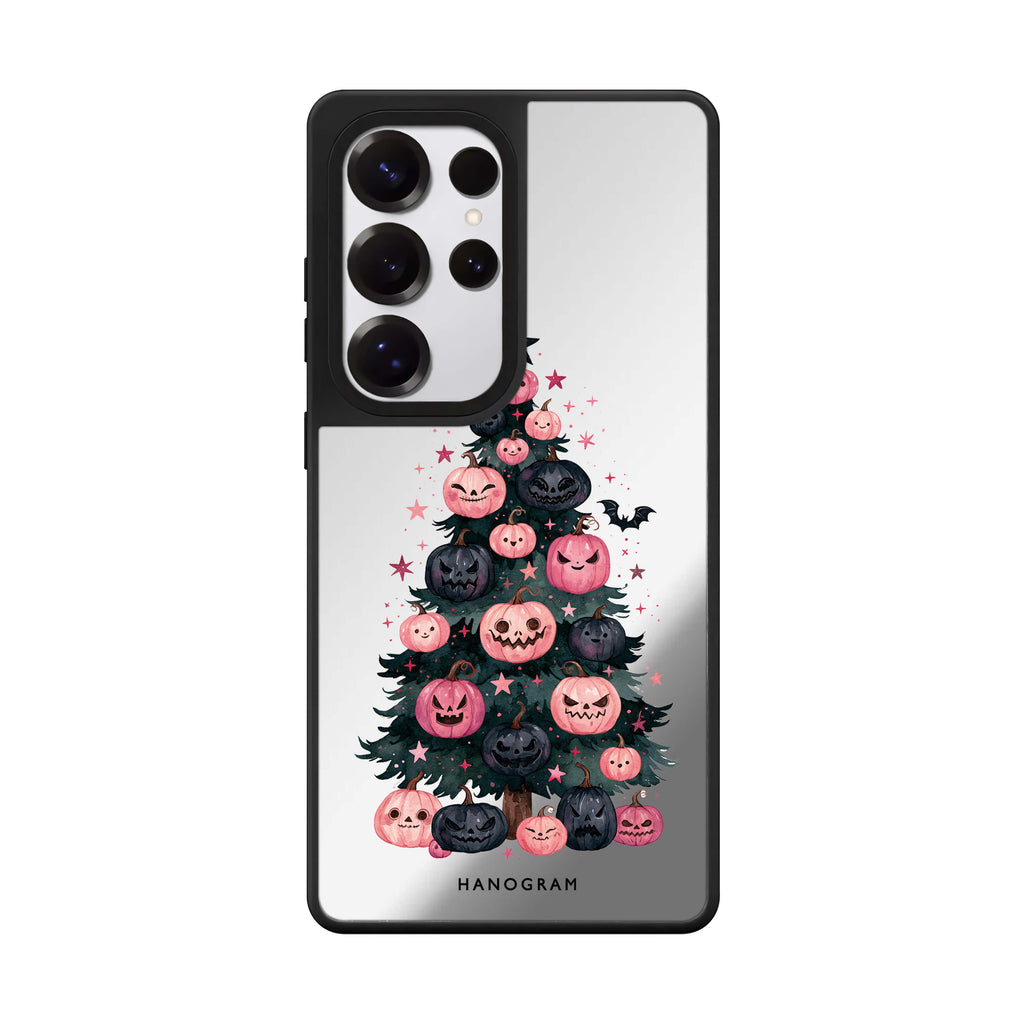 Pink Pumpkin Evergreen Samsung Galaxy 鏡面手機殼