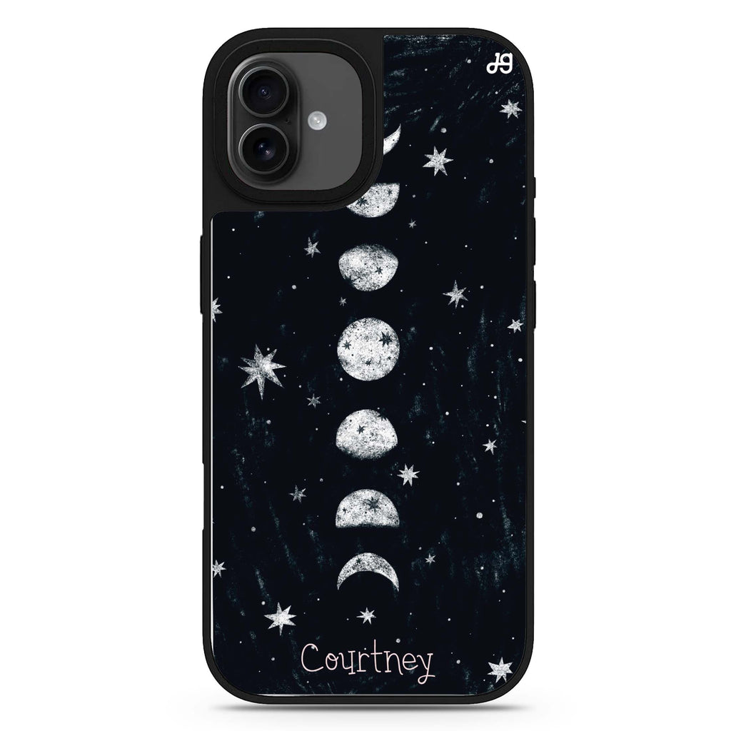 Phases of the moon iPhone 17 星空鏡面手機殼 主圖設計