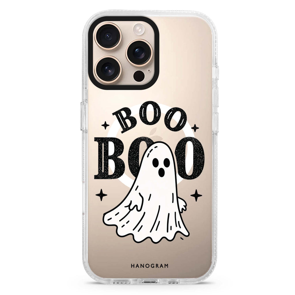 Boo Twice Magsafe 兼容水晶透明保護殼