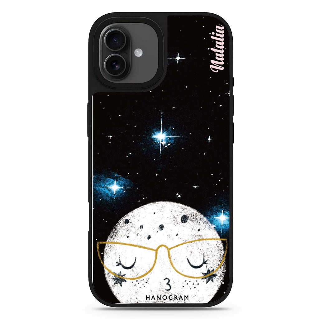 Glasses Moon iPhone 17 星空鏡面手機殼 主圖設計