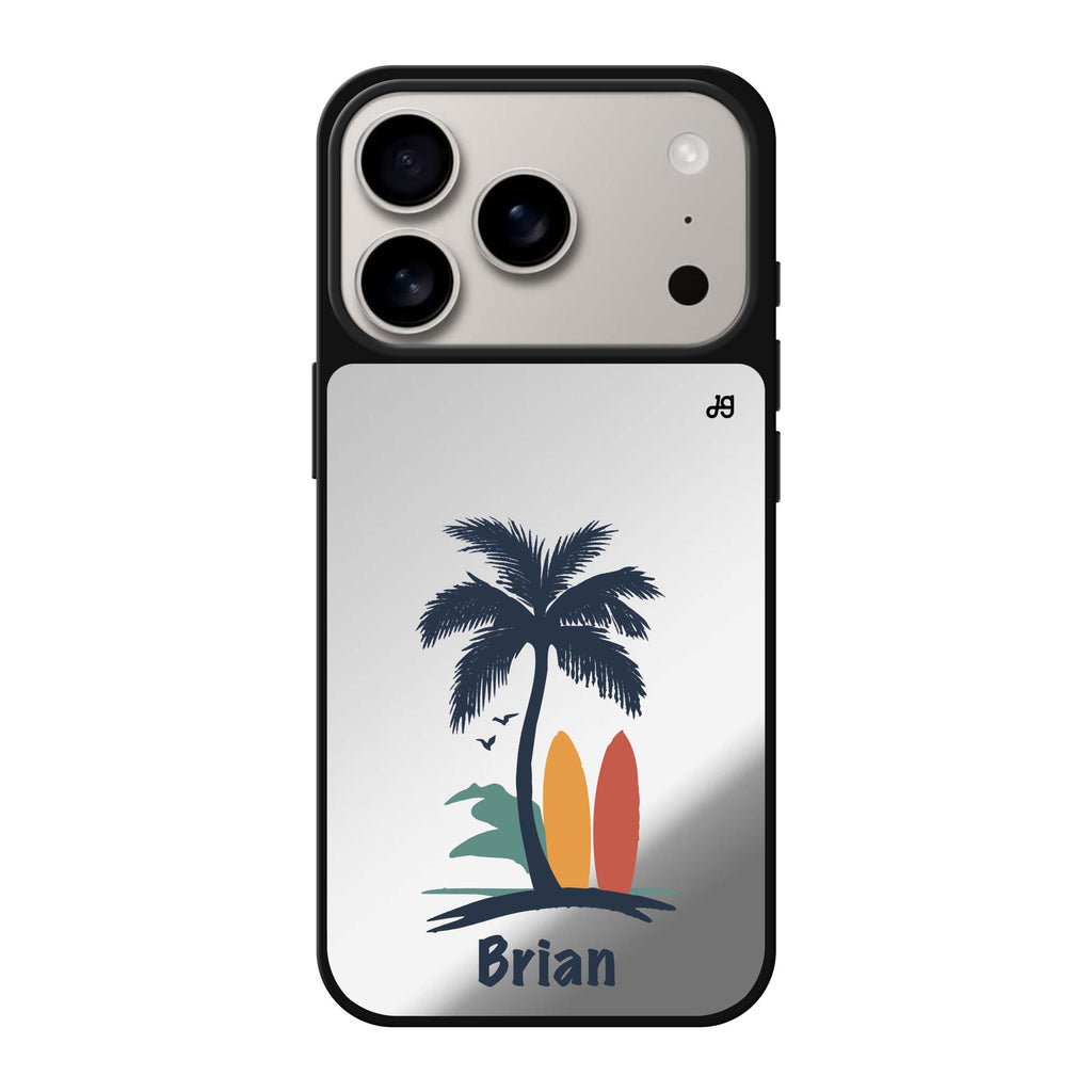 Palm & Board 樹木 iPhone 17 Pro Max 鏡面手機殼主圖