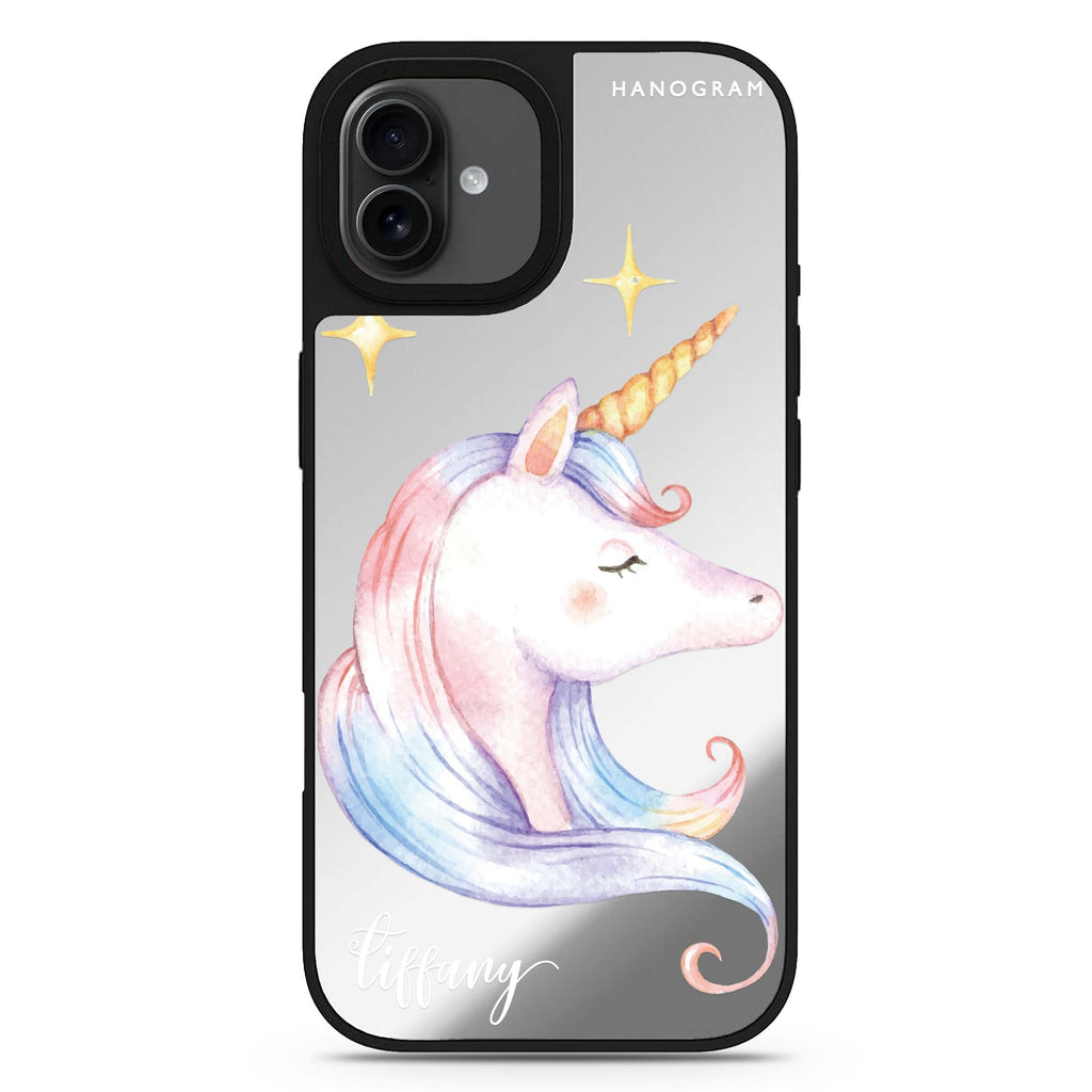 Wonderful Unicorn iPhone 17 可愛動物鏡面手機殼 主圖設計