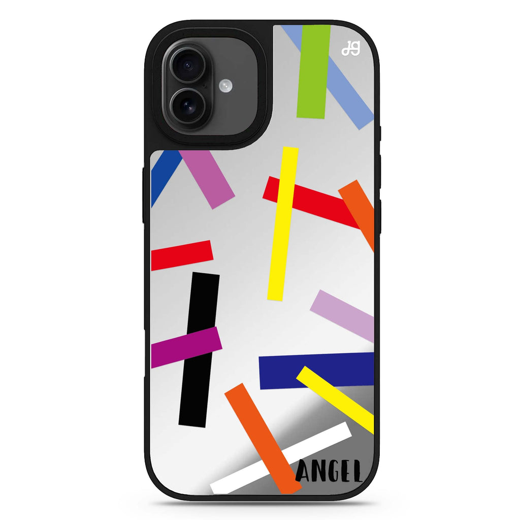 Abstract Art iPhone 17 抽象藝術鏡面手機殼 主圖設計