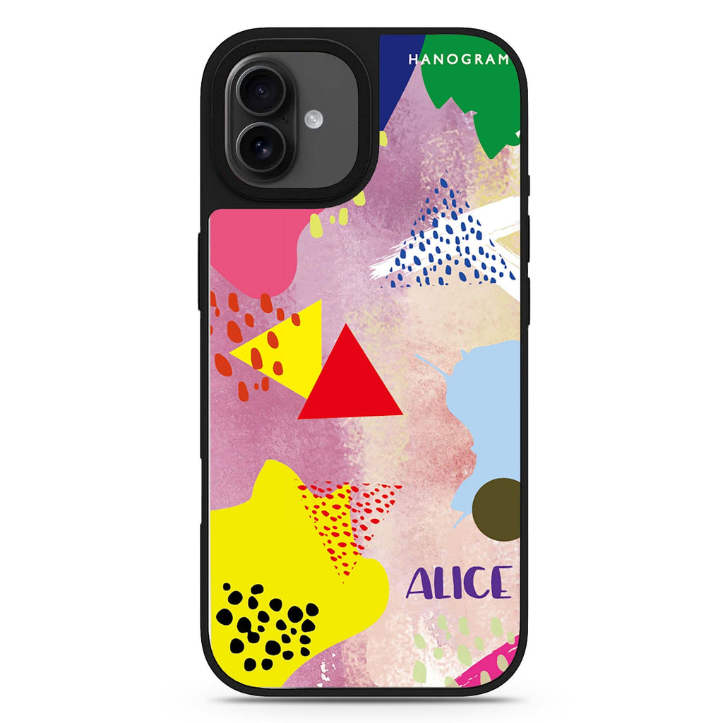 Trendy Abstract III iPhone 17 抽象藝術鏡面手機殼 主圖設計