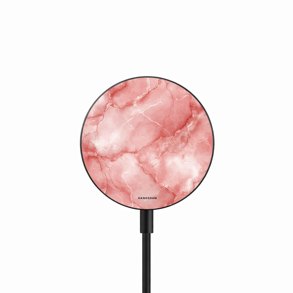 Rose Quartz Marble 25W 磁吸無線充電器