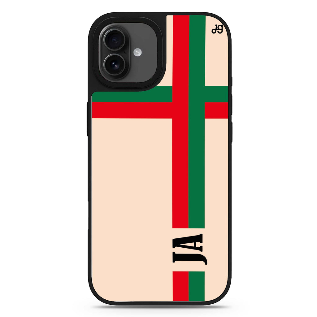 Matching Stripes iPhone 17 鏡面手機殼 主圖設計