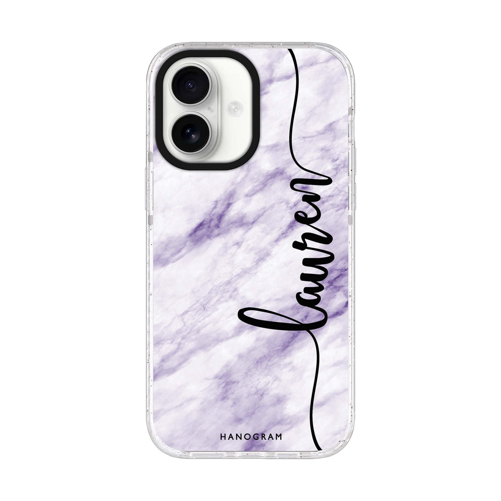 Marble Edition IV iPhone 17 水晶透明保護殼正面展示