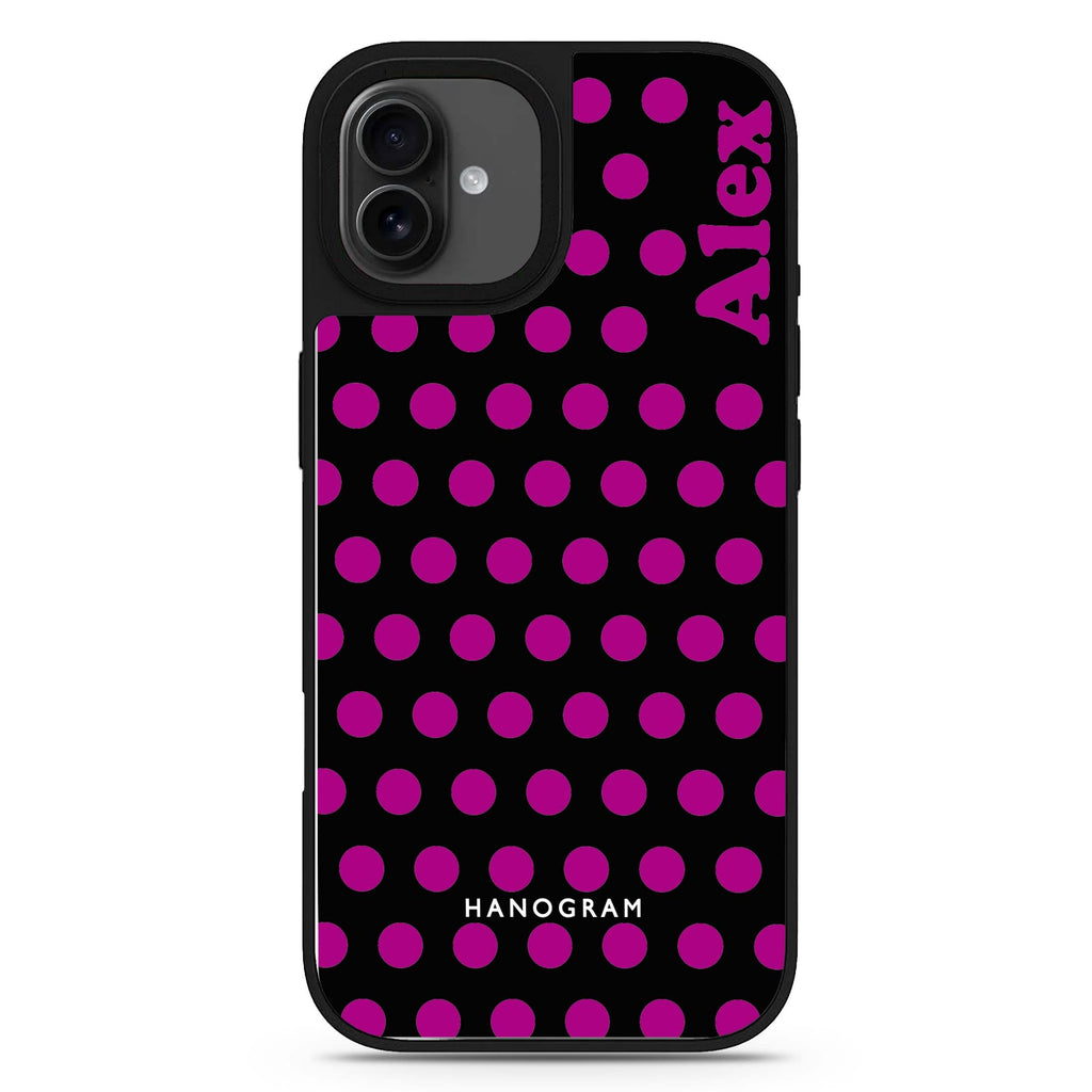 Wave Dots iPhone 17 彩色鏡面手機殼 主圖設計