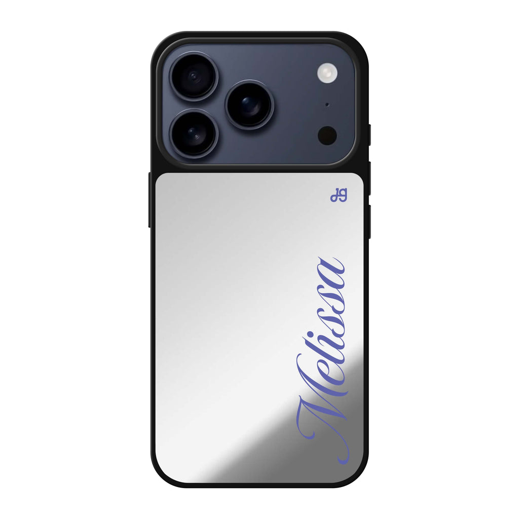 SleekSignature 文字 iPhone 17 Pro Max 鏡面手機殼主圖