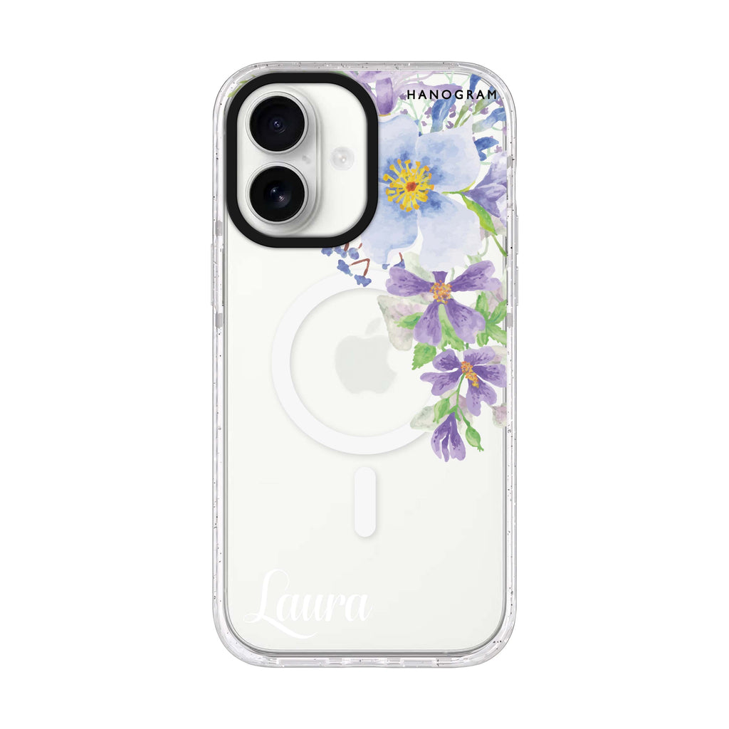 Fragrance of Flower iPhone 17 水晶透明保護殼正面展示