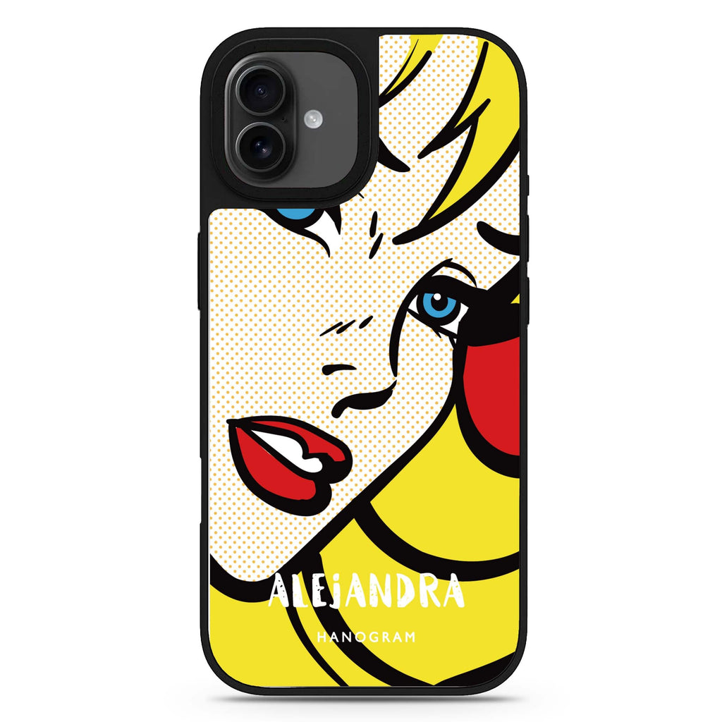 Pop Girl iPhone 17 鏡面手機殼 主圖設計