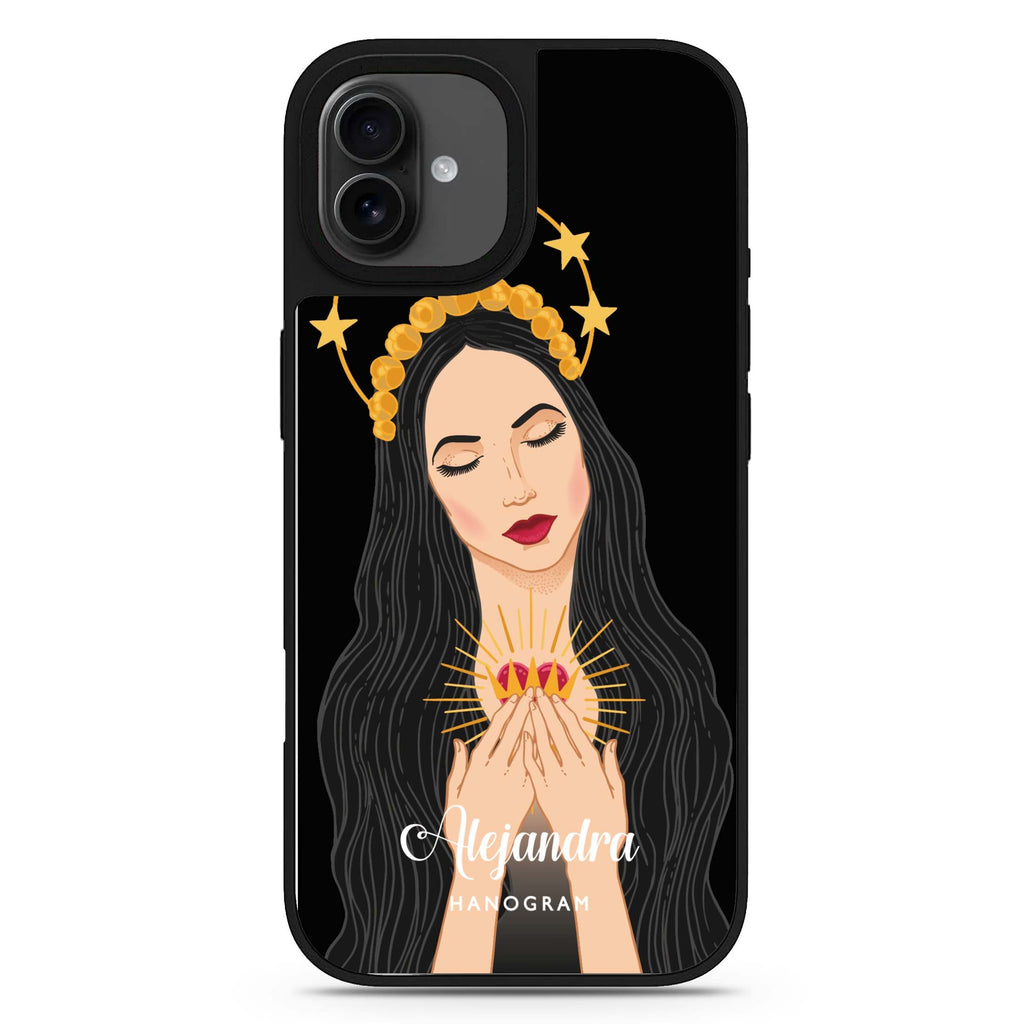 The Virgin Mary iPhone 17 鏡面手機殼 主圖設計