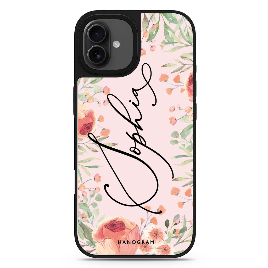 Glamorous Garden iPhone 17 花卉鏡面手機殼 主圖設計