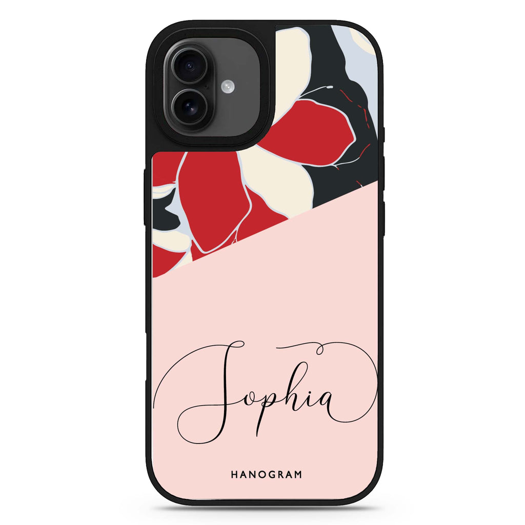 Floral POP iPhone 17 花卉鏡面手機殼 主圖設計