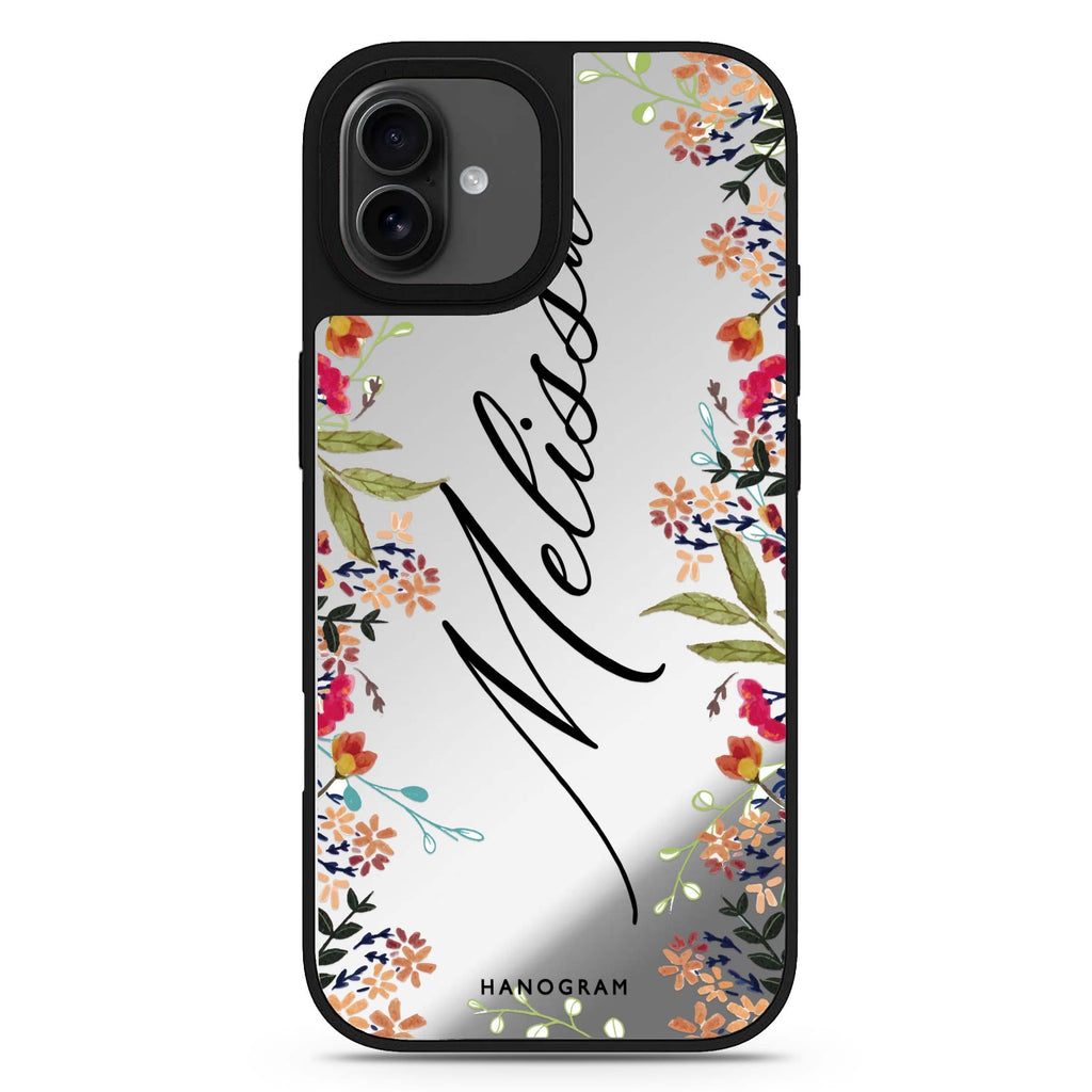 Rustic Garden iPhone 17 花卉鏡面手機殼 主圖設計