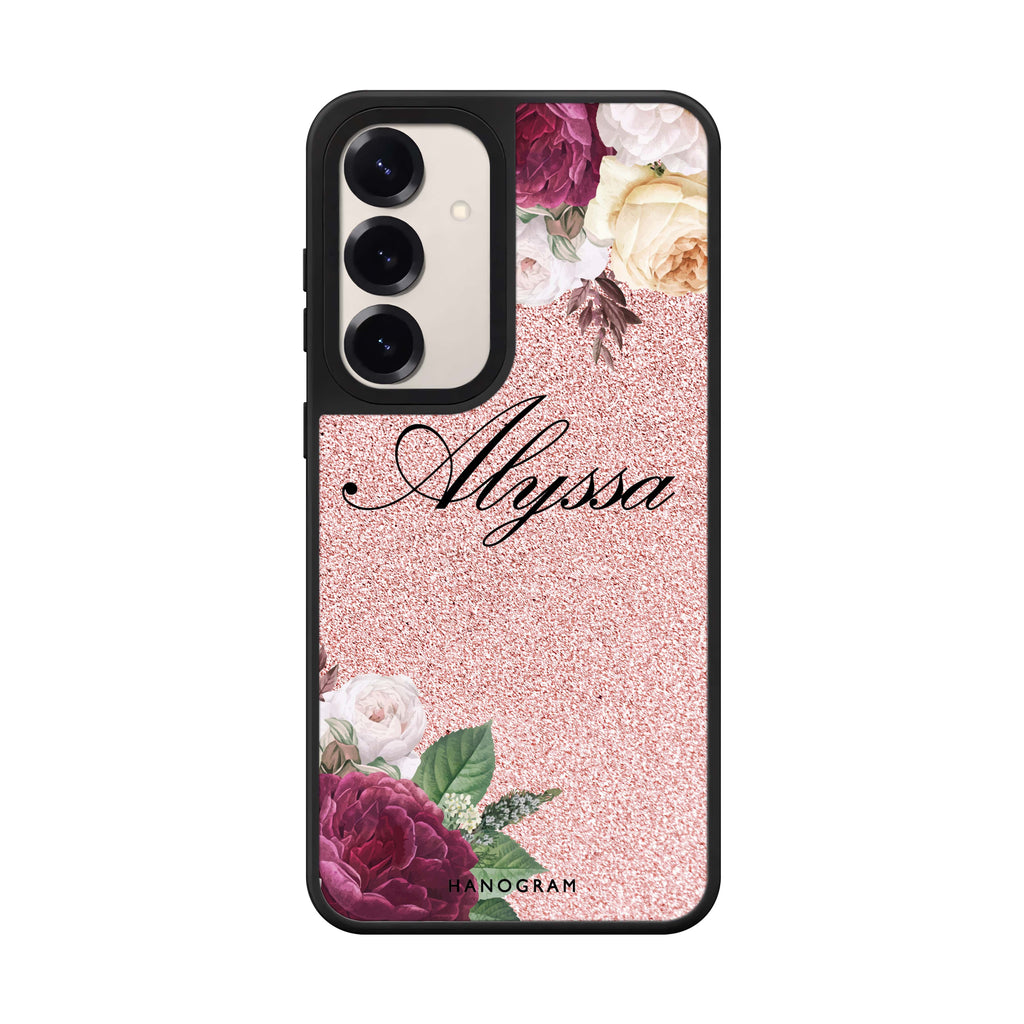 Glittering Floral 鏡面手機殼