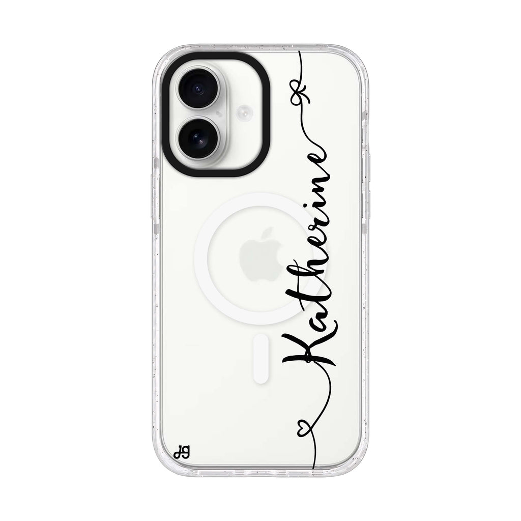 Think Different iPhone 17 水晶透明保護殼正面展示
