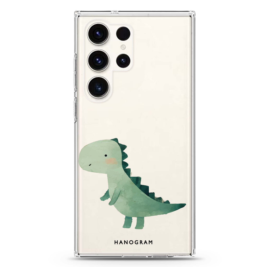 Little Dino Samsung Galaxy Ultra 透明保護殼，適用 S26/S25/S24/S23 Ultra，圖1
