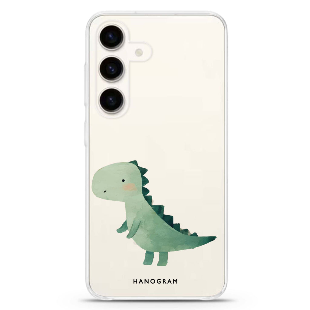 Little Dino Samsung Galaxy S26/S25/S24 水晶透明保護殼正面展示