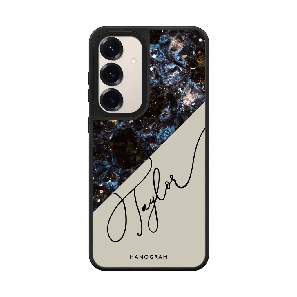 Black Marble Rose 鏡面手機殼