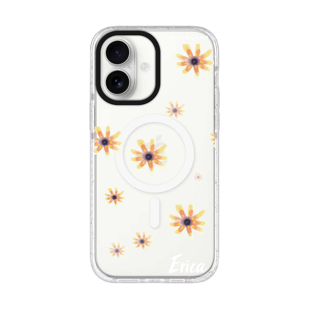 Faceflower iPhone 17 水晶透明保護殼正面展示