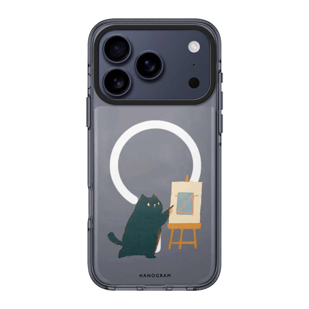 Meowsterpiece iPhone 17 Pro Max MagSafe 水晶透明保護殼 動物圖案設計 圖1