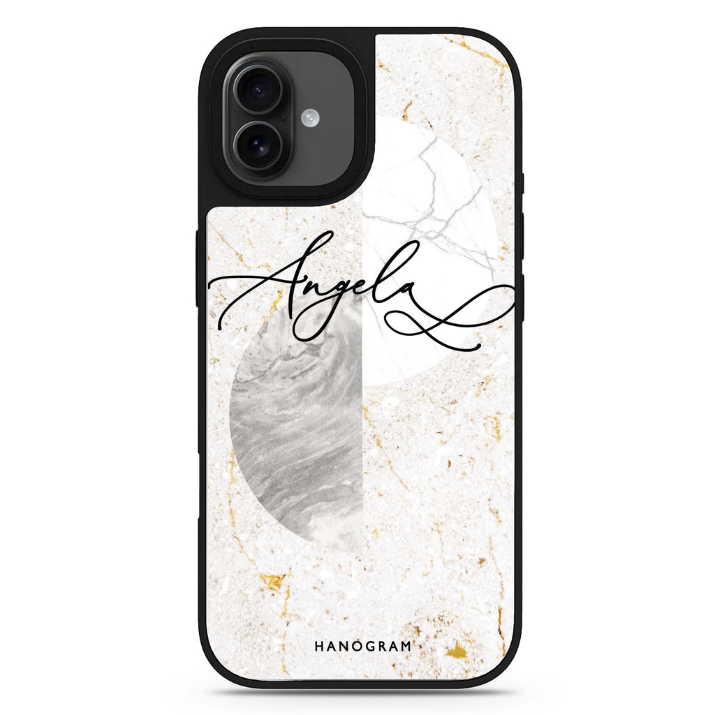 Marble Abstract III iPhone 17 大理石紋鏡面手機殼 主圖設計