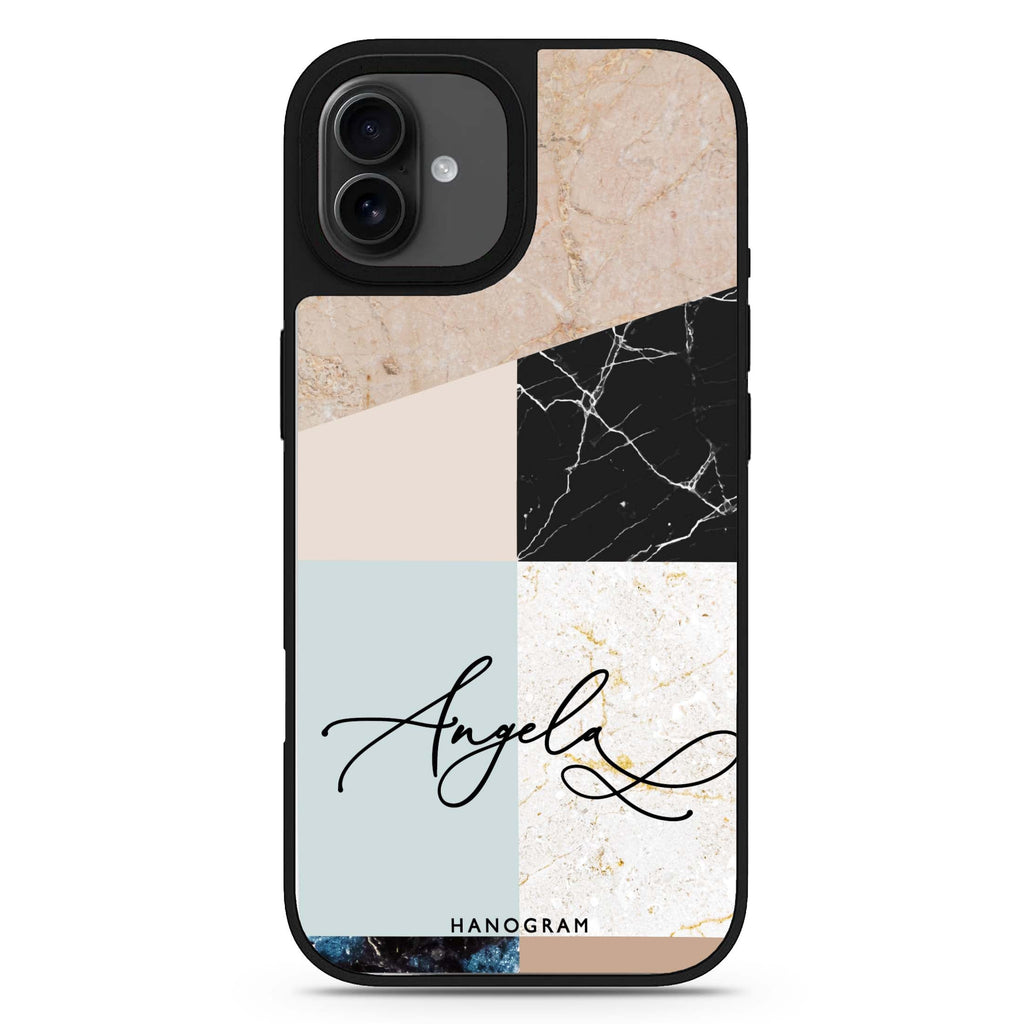 Marble Abstract V iPhone 17 大理石紋鏡面手機殼 主圖設計