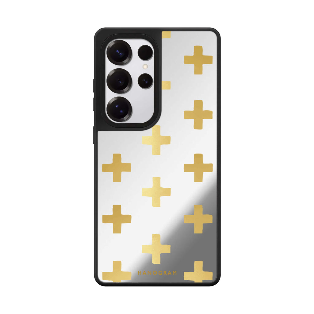 Gold Grid 鏡面手機殼